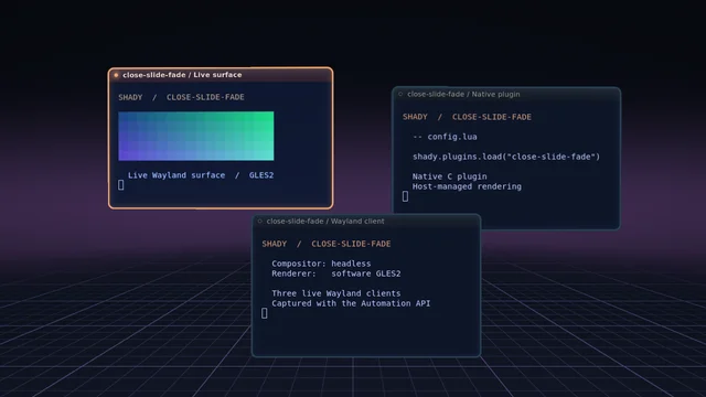 Shady headless capture of close-slide-fade: Slide-and-fade close animation in progress