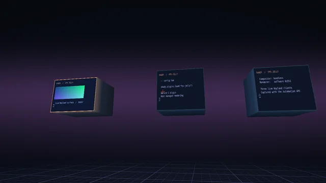 Shady headless capture of fps-jelly: Springy jelly window bodies in FPS mode